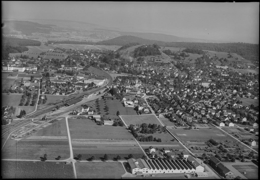Lenzburg von früher im Jahr 1951